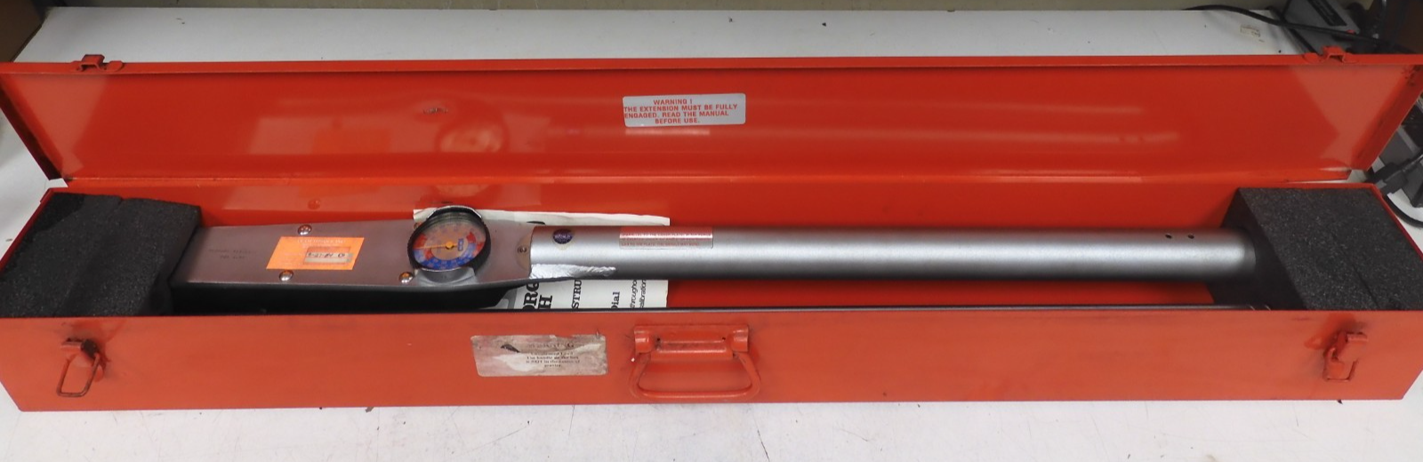 CDI - 5120-00-555-1521 - 1000 5LDF 1000'LB Dial Torque Wrench w/ extension QF37