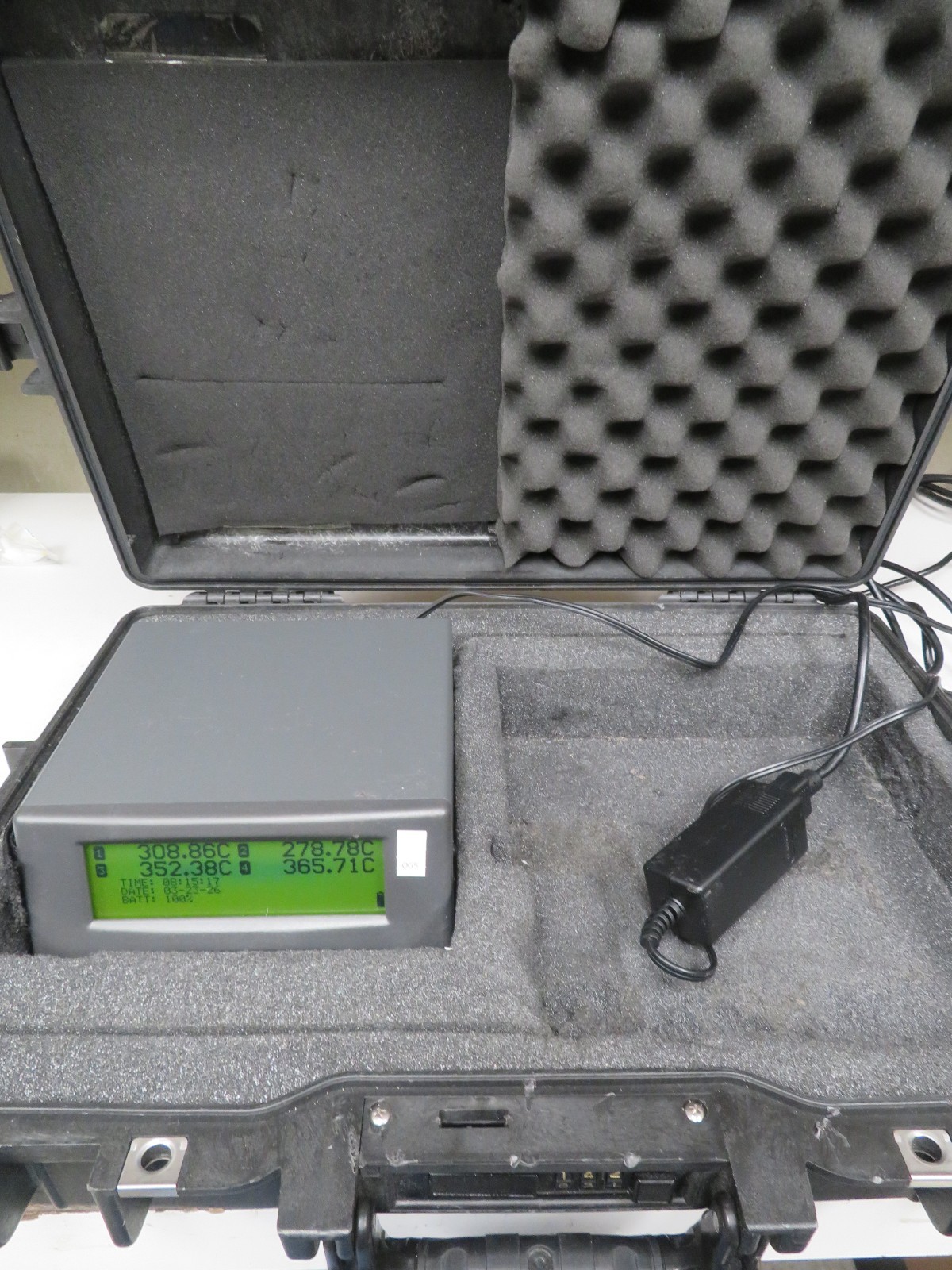 Fluke 1529-R CHUB-E4 Reference Thermometer Readout 4 Channel w 5628 Probe - QG5