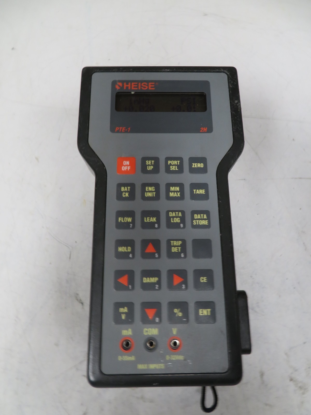Heise PTE-1 Pressure Heise Calibrator w/ 2 Modules 0-100psig 1000mm hg QG9 - Image 3