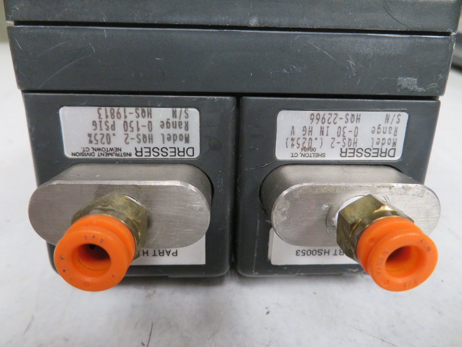 Heise PTE-1 Pressure Heise Calibrator w/ 2 Modules 0-100psig 1000mm hg QG9 - Image 5