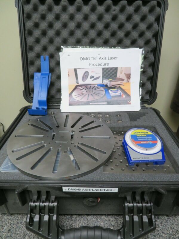 Jig for Calibration of DMG B Axis while using Renishaw Laser
