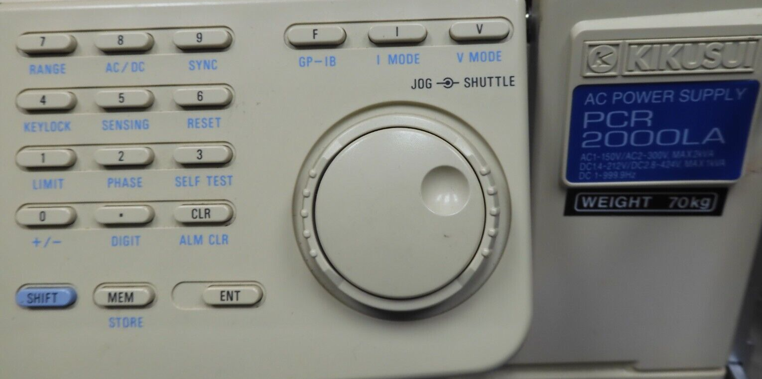 Kikusui - model PCR 2000LA - AC Power Supply - Image 4