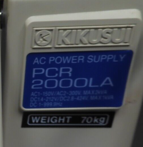 Kikusui - model PCR 2000LA - AC Power Supply - Image 9