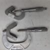 Lot of 2 - Mitutoyo & Scherr Tumico V-Anvil Micrometers - QB15