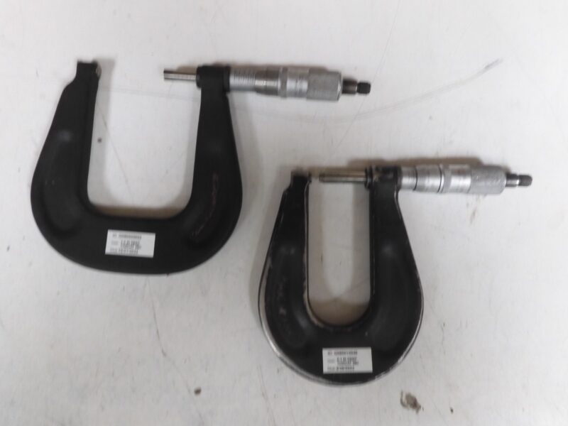 Lot of 7 - Mixed Manufacturer Deep Throat Micrometer - QB12 - Image 9
