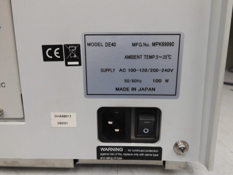 Mettler Toledo - model DE40 - Density Meter - Good working condition - QA30 - Image 7