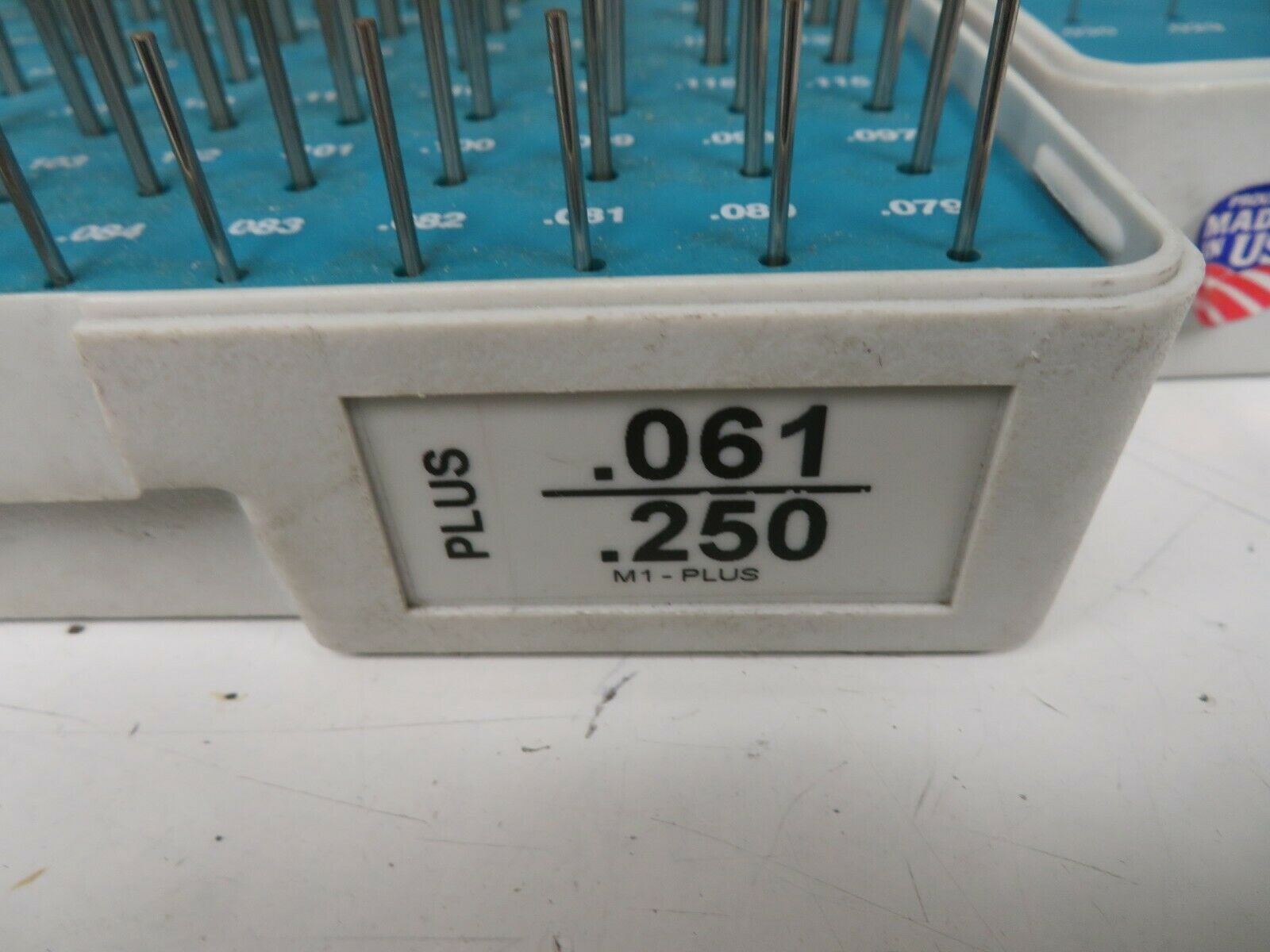Meyer model M10502,MO*0903 Plus Pin Gage Sets .011".250" (two