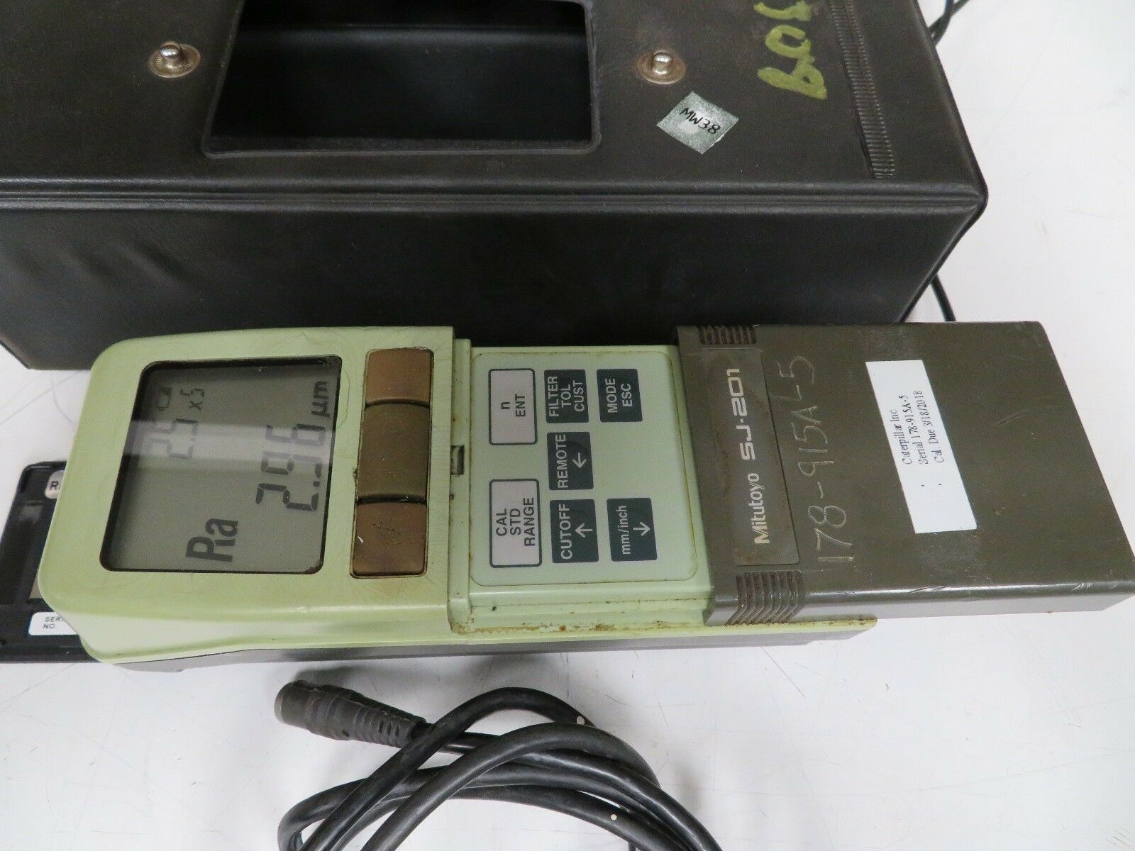 Mitutoyo SJ201 Profilometer Surface Finish Tester Complete tested Surftest MW38 Bullseye