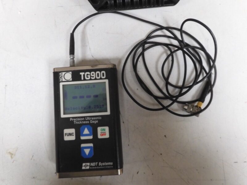 NDT Systems - Nova TG900 Precision Ultrasonic Thickness Gage, D11 probes - PY65 - Image 4