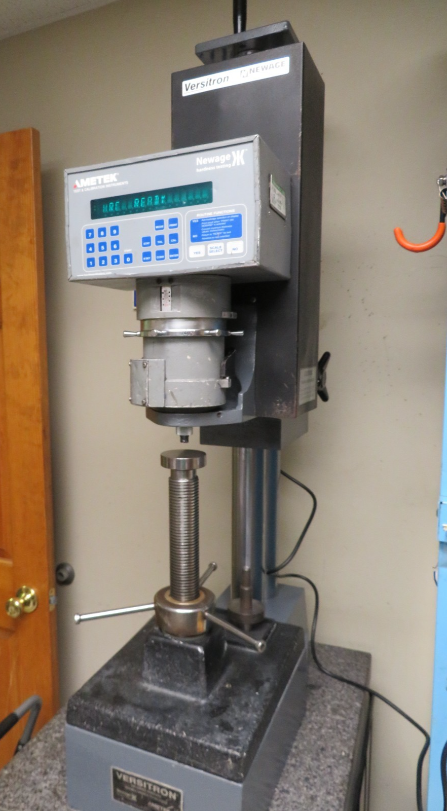 Newage Versitron Regular Rockwell Hardness Tester calibrated – AT130 RDS QK9