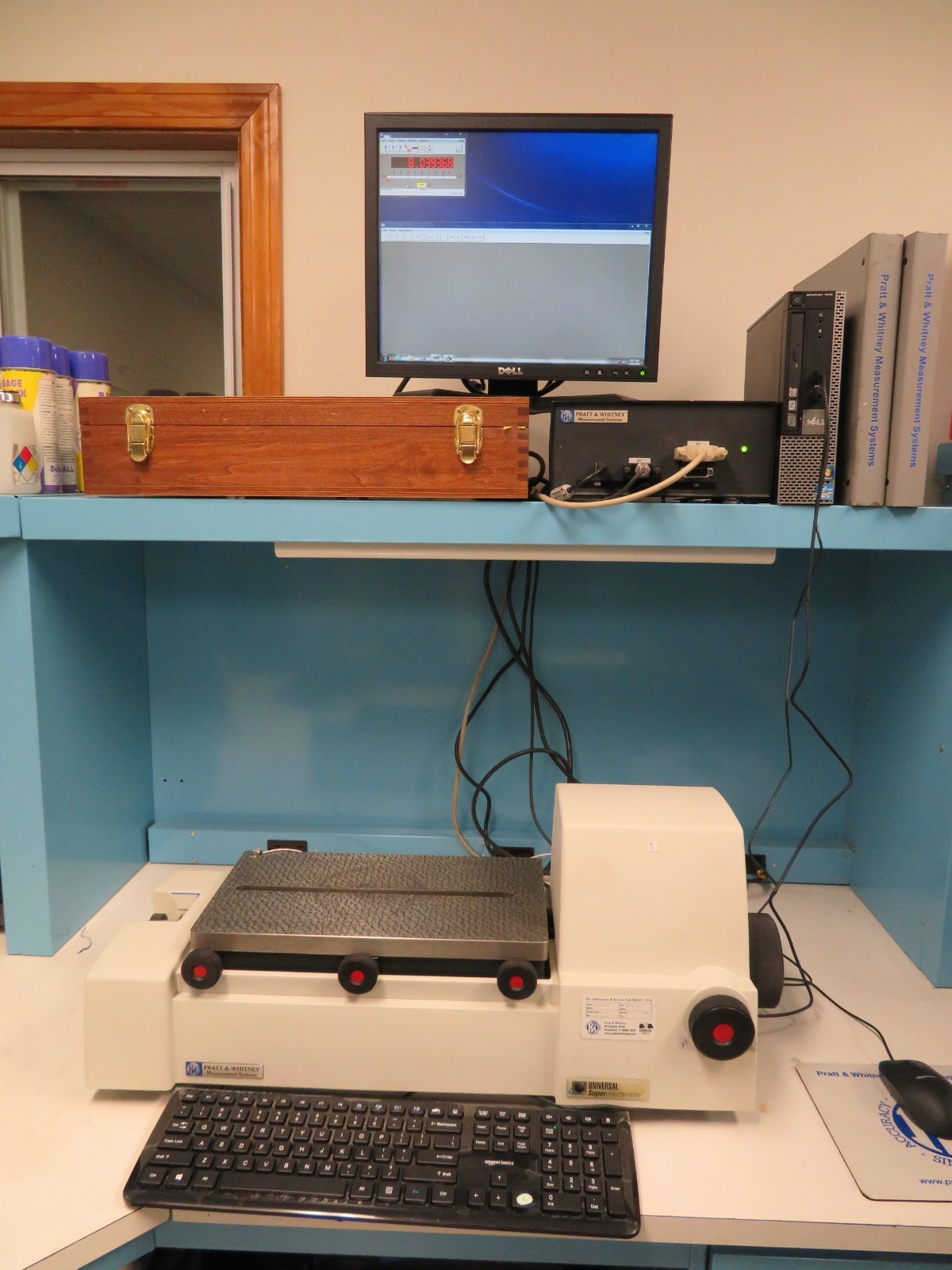 Pratt Whitney Universal Lab SuperMicrometer Measuring Machine Metrology QF33