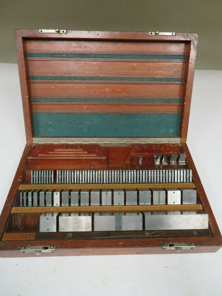 Pratt & Whitney/Hoke/Starrett 80 piece, Square, English Gage Block Set