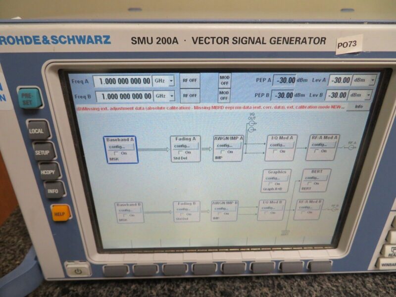 R&S SMU200A : Vector Signal Generator 100kHz - 3GHz PO73 - Image 4