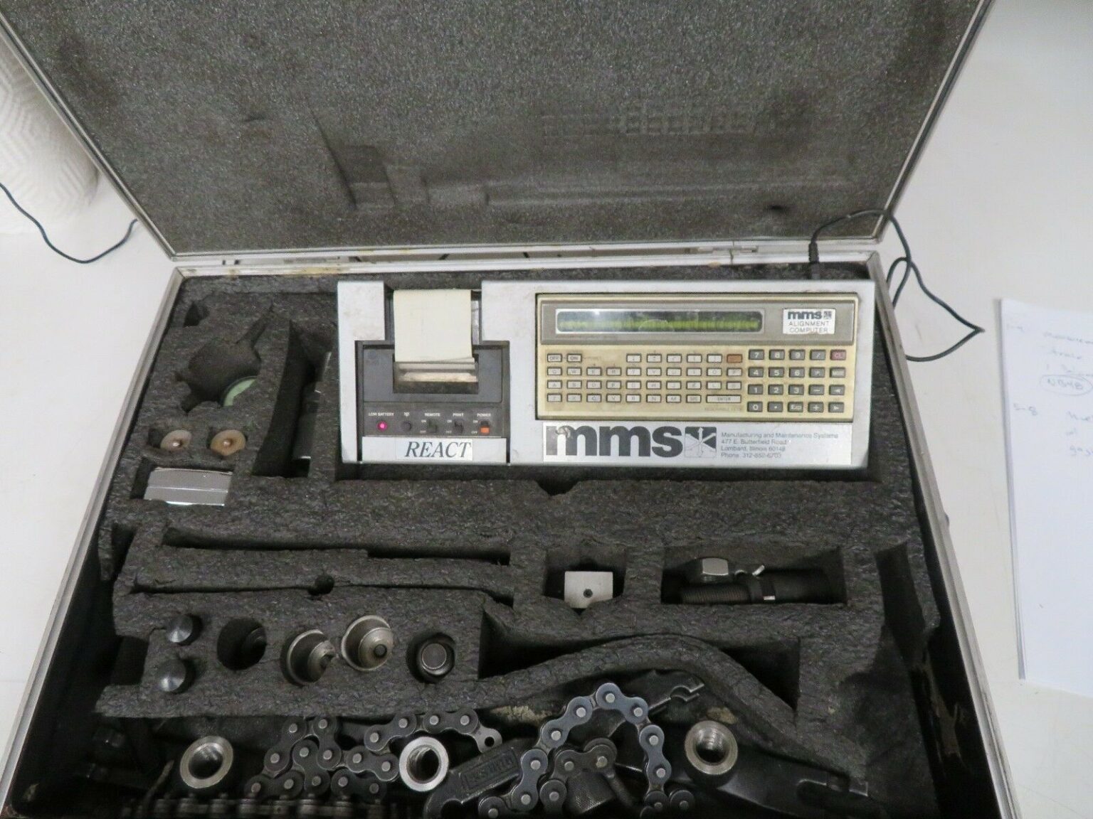 Shaft Alignment Kit with MMS React system Pretty Rough Shape NG50