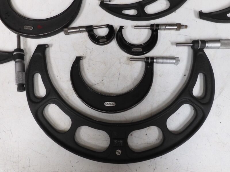 Starrett - model 436 - 0-12" - English Outside Micrometer Set - PU2 - Image 8