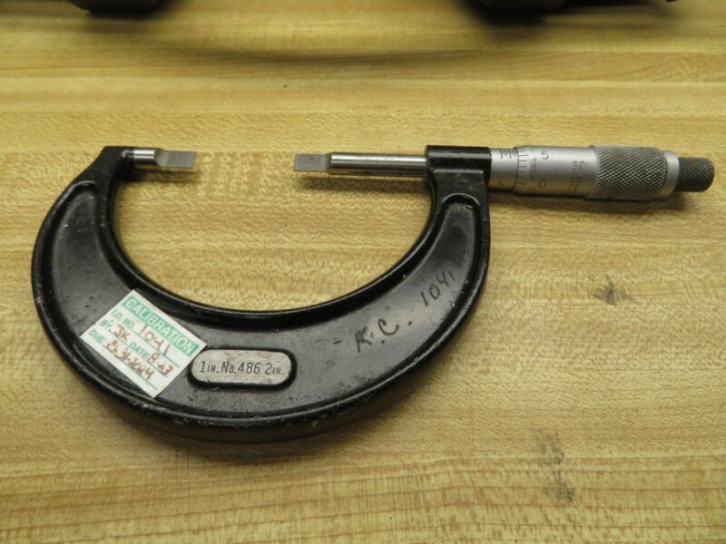 Starrett - model 486 - 0-3"/.001" Outside Diameter Blade Micrometer - PX7 - Image 4