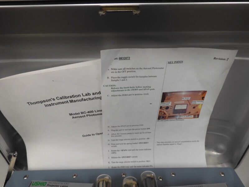 Thompsons  - model BC400 - Aerosol Photometer - no probe - QA2 - Image 3