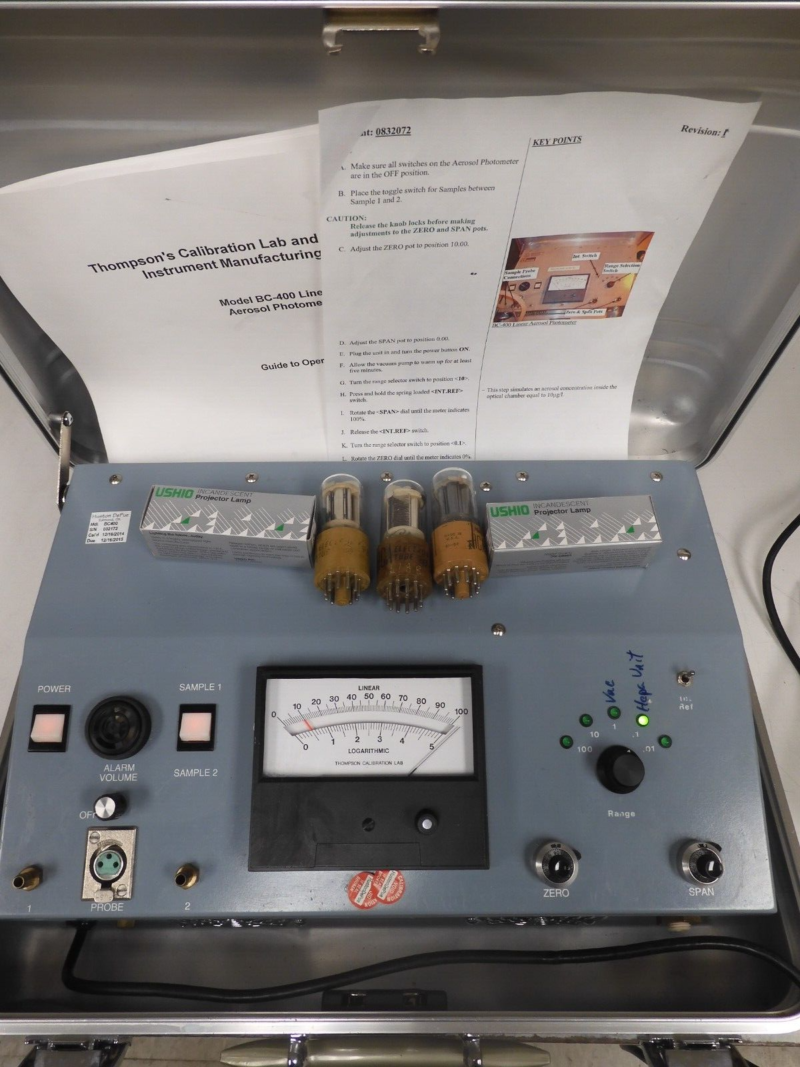 Thompsons  - model BC400 - Aerosol Photometer - no probe - QA2