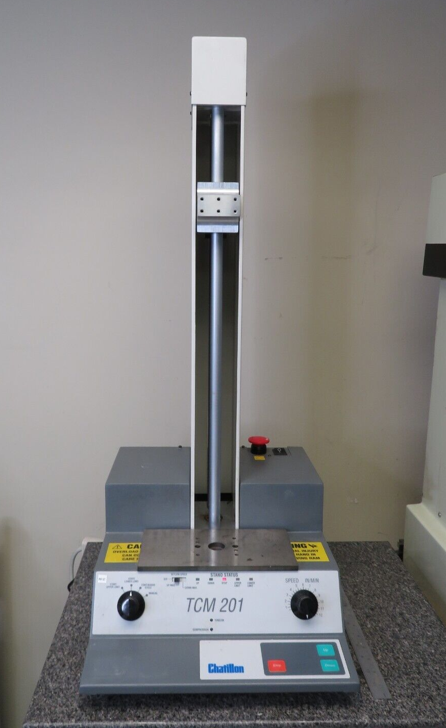 Ametek Chatillon TCM 201 Motorized Test Stand Tension/Compression Force Tester