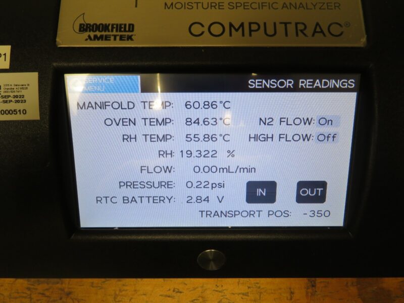 Ametek Computrac Vapor Pro XL R&D NEW 2023 Includes Dry Air Pump System - VP1 - Image 4