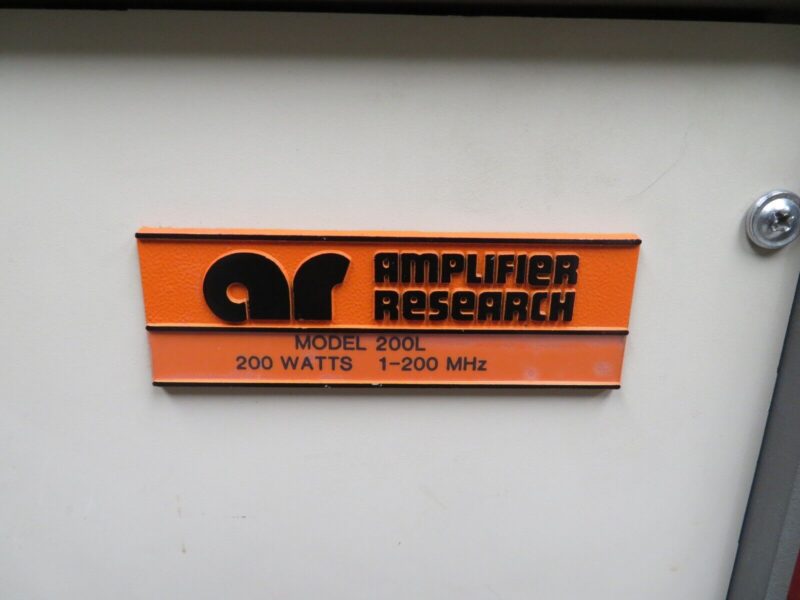 Amplifier Research 200L RF Amplifier, 1 - 200 MHz, 200W CW, 400W - Image 3
