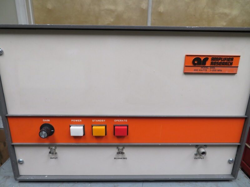 Amplifier Research 200L RF Amplifier, 1 - 200 MHz, 200W CW, 400W
