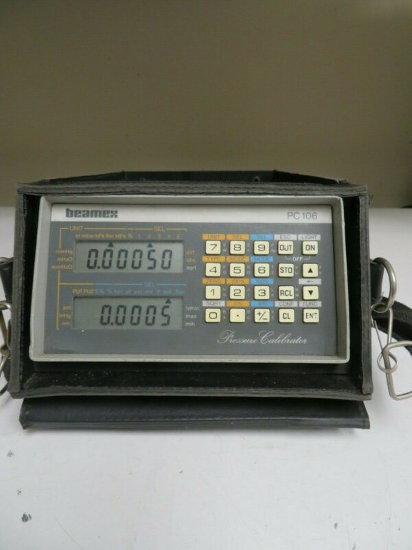 Beamex PC106 Pressure Calibrator in case w/ power supply NJ45