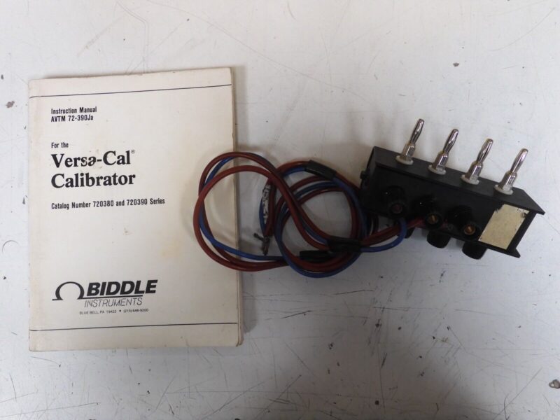 Biddle Versa-Cal Calibrator - model 730290 - PG36 - Image 5