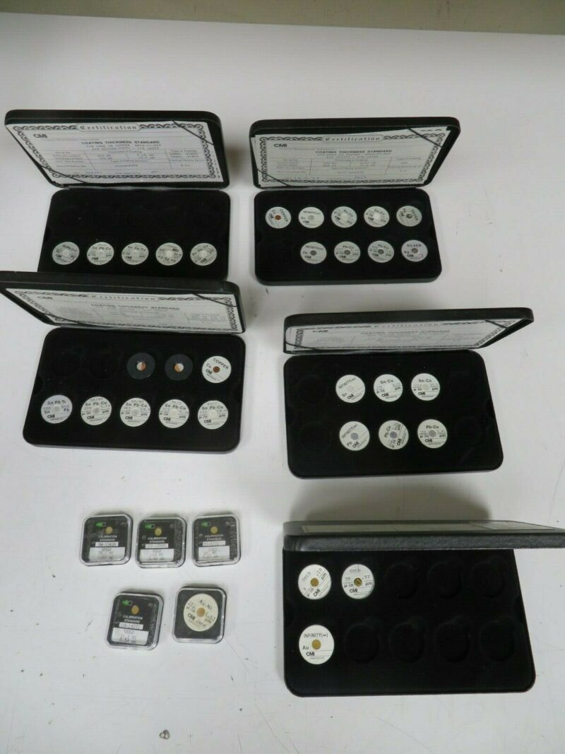 CMI/ Coating Measurement Standards – Thickness Standards – 36 units