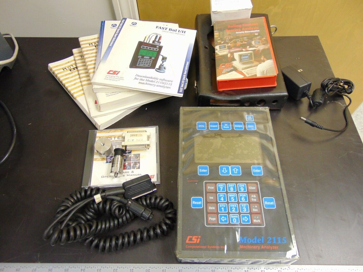 CSI 2115 Vibration Analyzer w/ Mastertrend & Hasp Key FN60 Bullseye