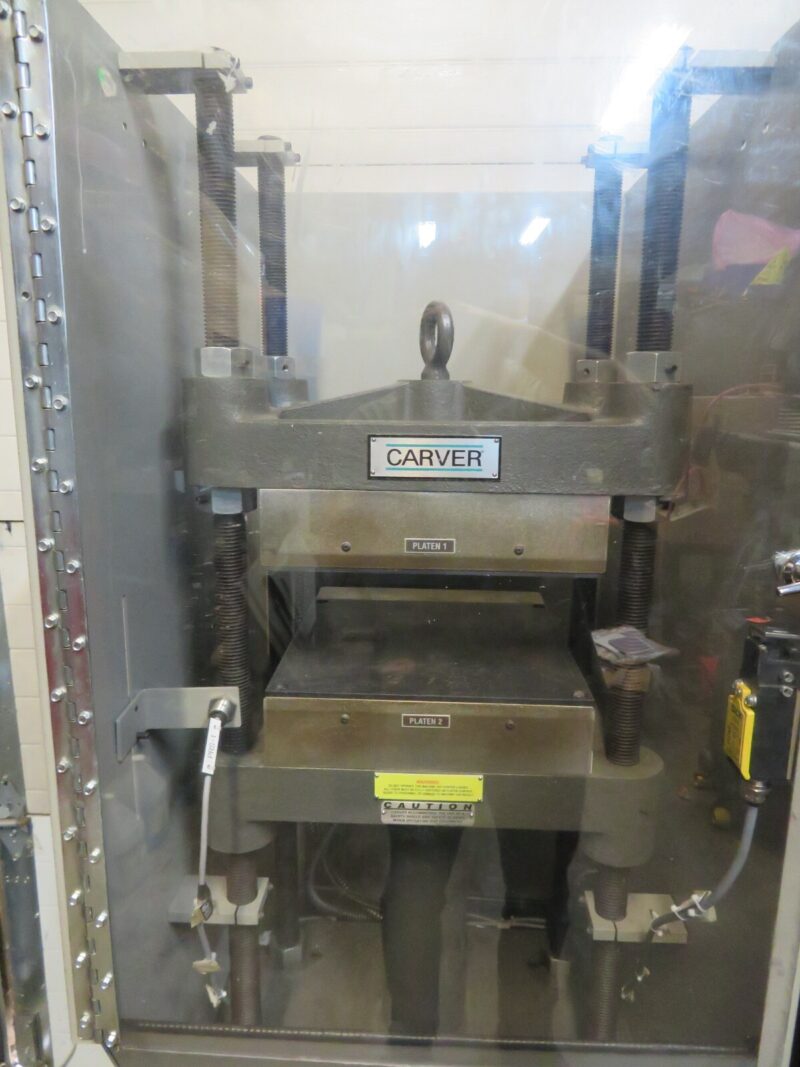 Carver 3895.4PL000 Plus Automatic Hydraulic 15 Ton Two-Post Press Heated Platens - Image 5