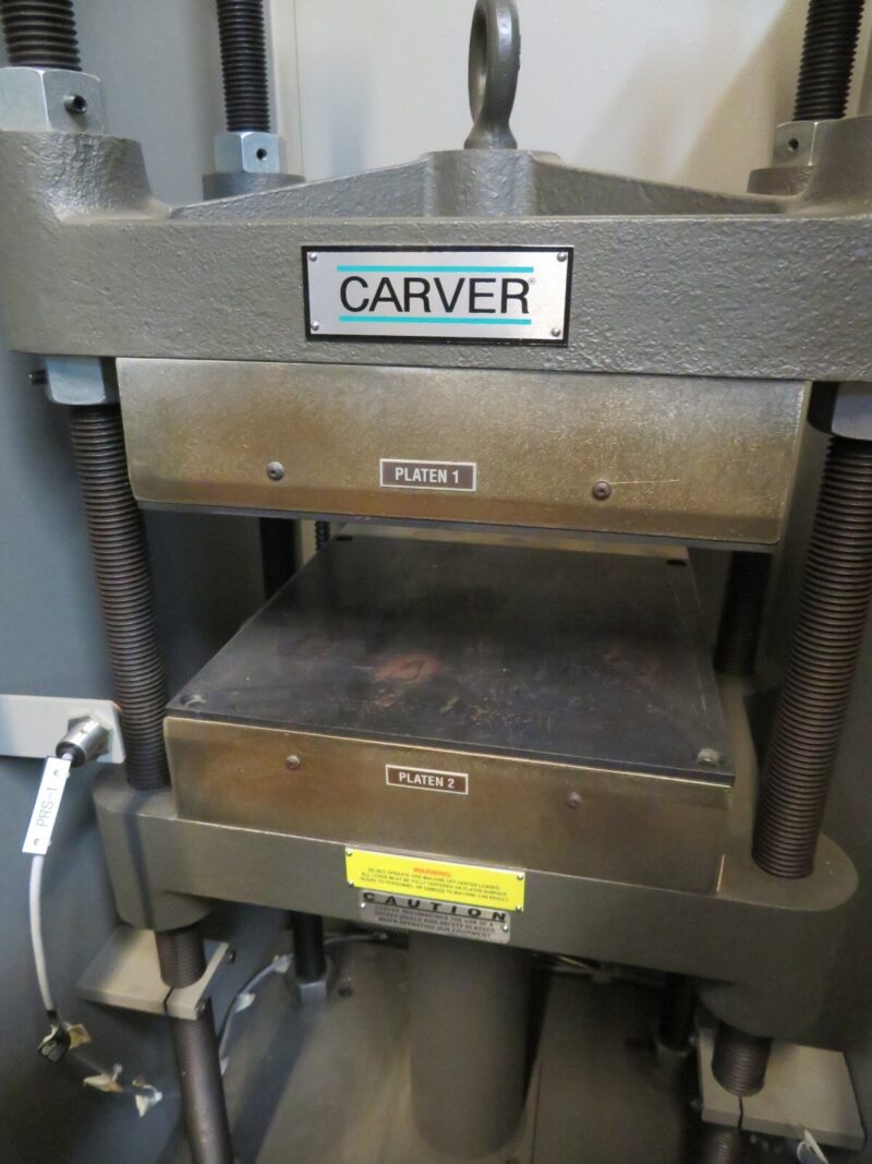Carver 3895.4PL000 Plus Automatic Hydraulic 15 Ton Two-Post Press Heated Platens - Image 6