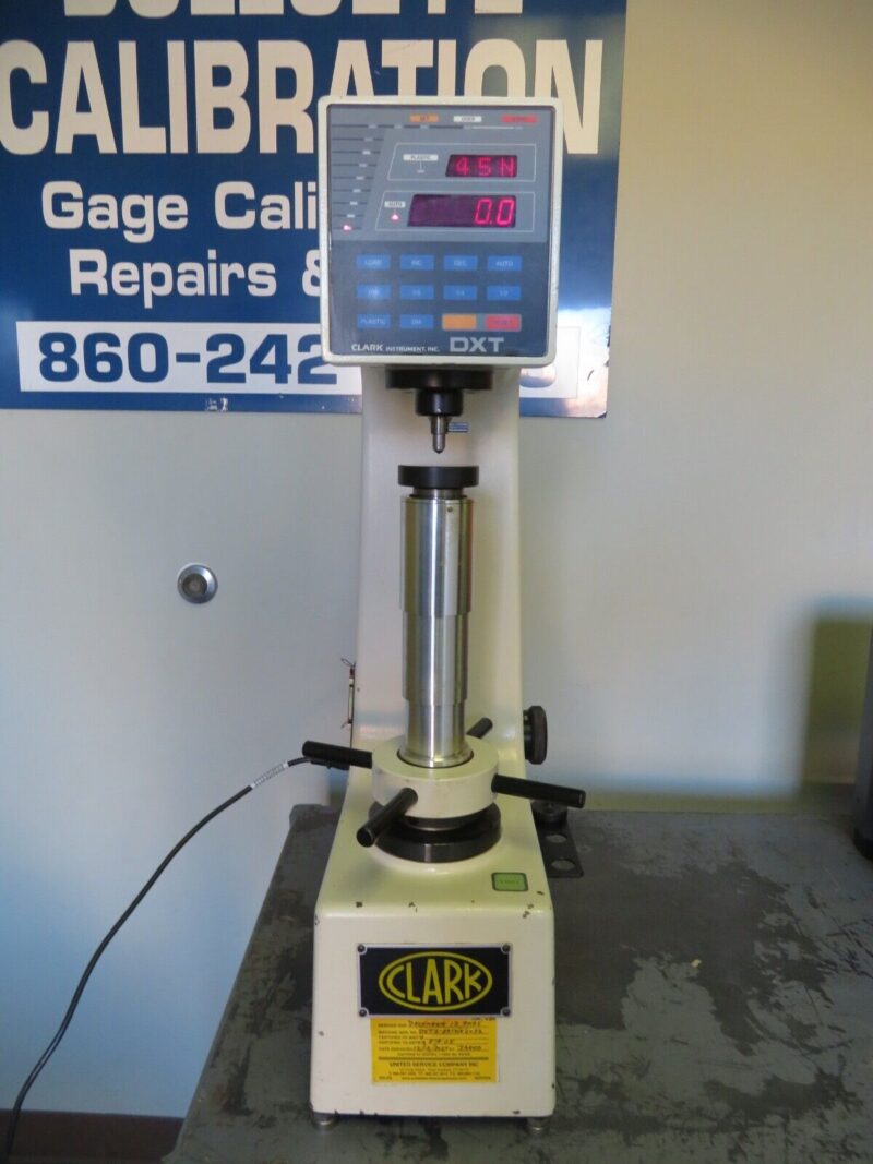 Clark Instrument DXT Superficial Digital Rockwell Type Hardness - Cal'd  PV28 - Image 3