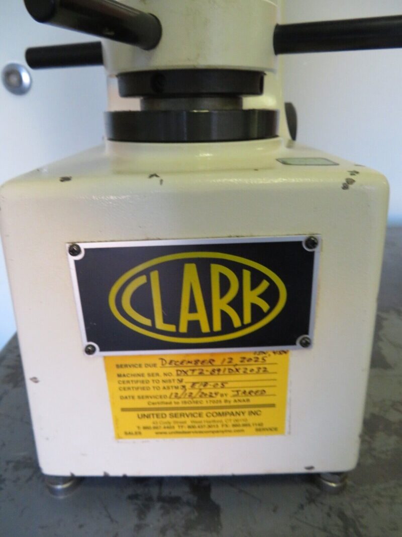 Clark Instrument DXT Superficial Digital Rockwell Type Hardness - Cal'd  PV28 - Image 5