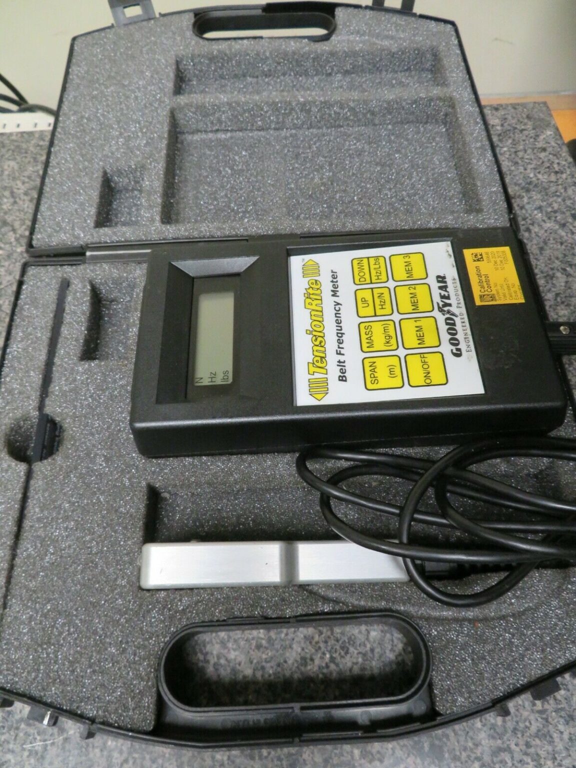 Continental Goodyear Tensionrite Belt Frequency Meter FREQUENCY METER