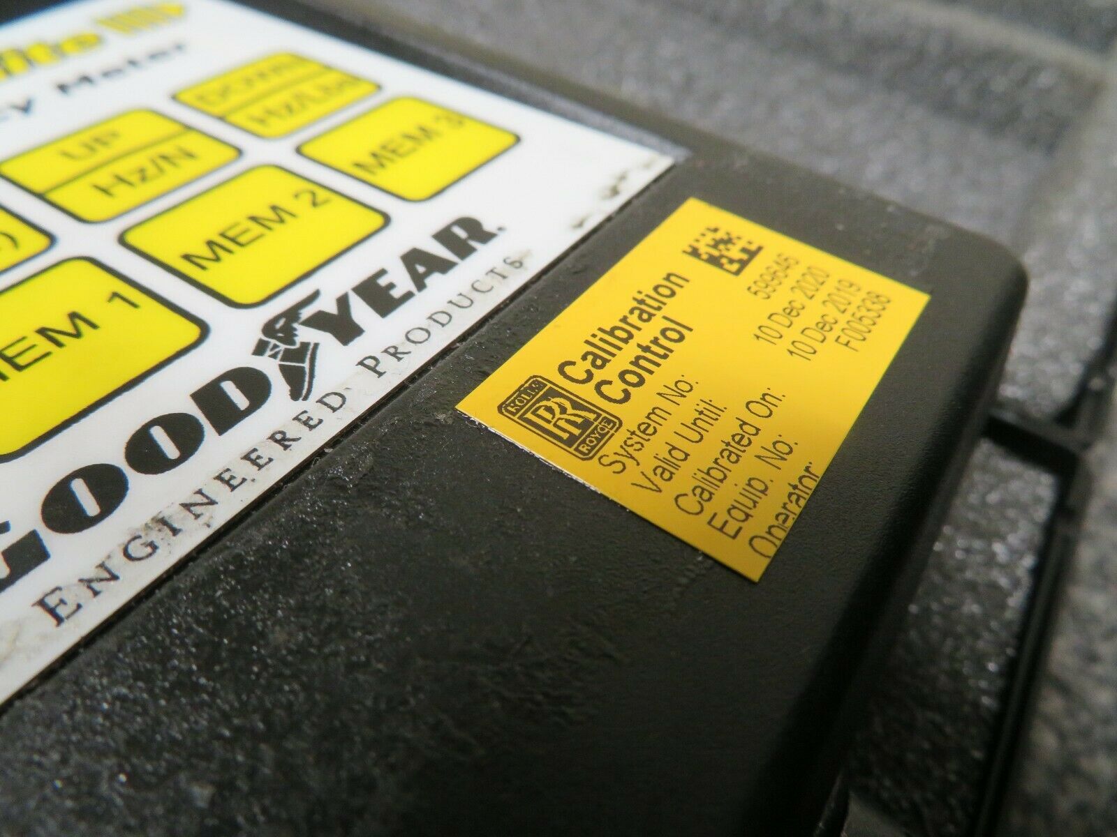 Continental Goodyear Tensionrite Belt Frequency Meter FREQUENCY METER