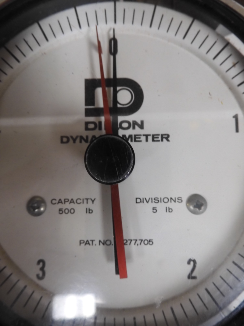 Dillon Dynamometer - 500 LBS range, 5 LB Divisions - QA49 - Image 3