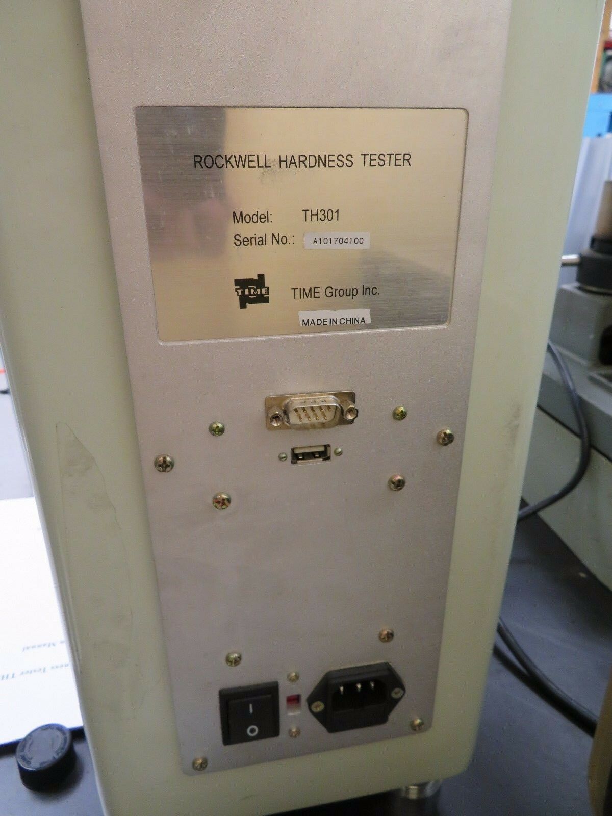 Fowler TH301 TH301 Digital Rockwell Hardness Tester Bullseye Calibration