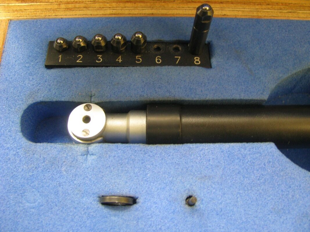 Fowler/Bowers Metric 2250mm/.002mm Dial Bore Gage Set w/ case FO23