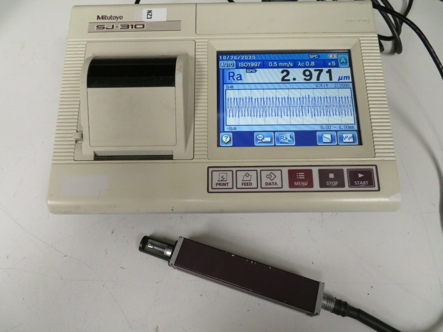 Mitutoyo Sj 310 Profilometer Surface Finish Tester Complete Tested