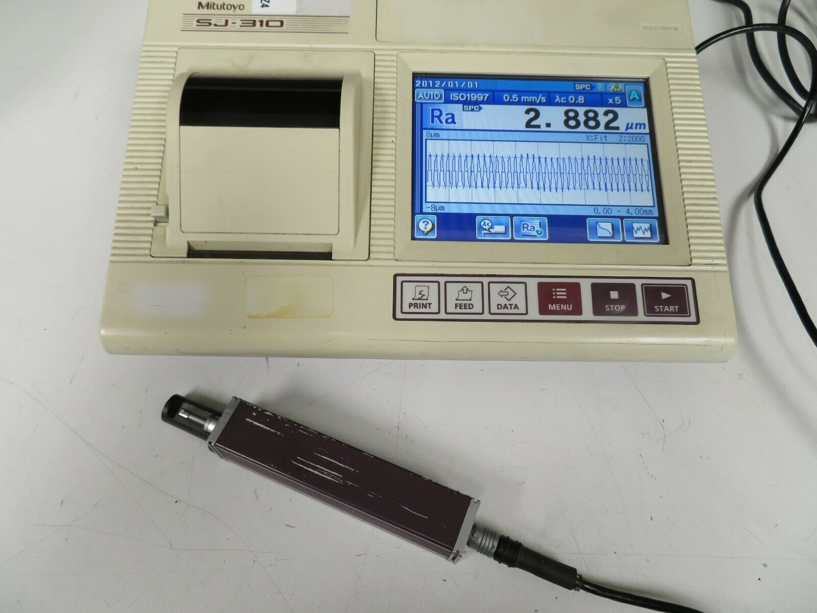 Mitutoyo SJ310 Profilometer Surface Finish Tester Complete tested