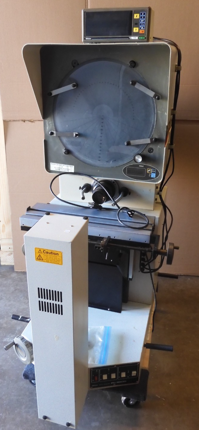 Mitutoyo - model PH-3500 - 14" Optical Comparator Profile DRO 10x Lens - QG46