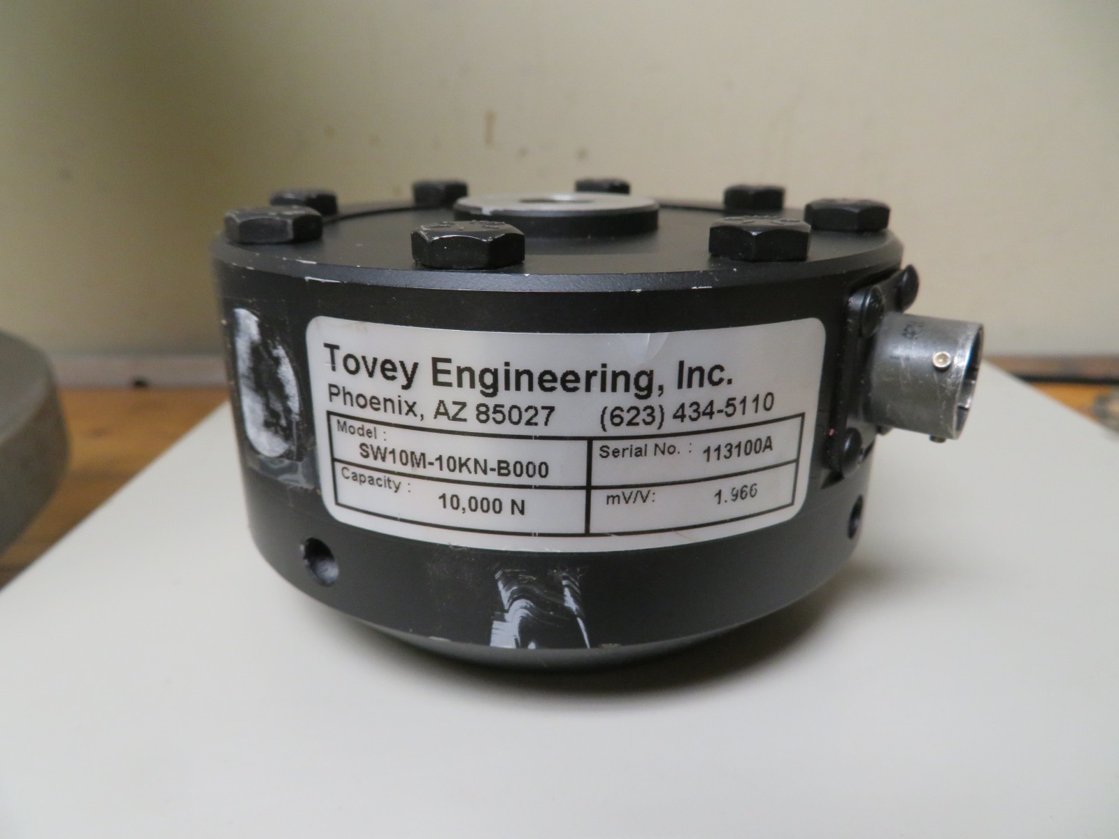 Morehouse UCM-10 Universal Force Calibration Machine 10K ASTM E74, ISO 376 - Image 4