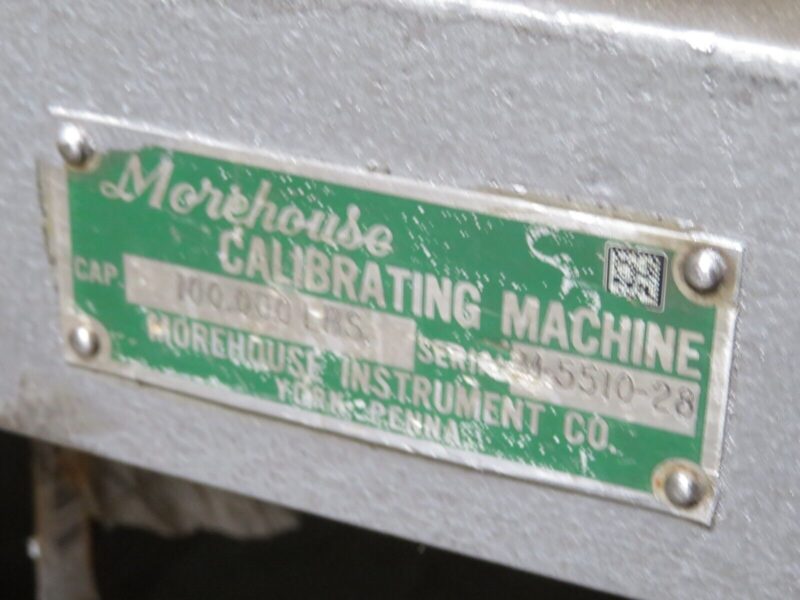 Morehouse UCM-100 Universal Force Calibration Machine 100K ASTM E74, ISO 376 - Image 4