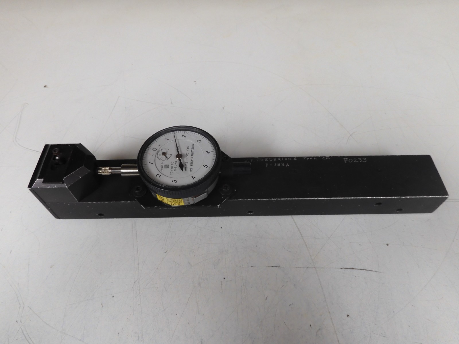 Mueller Gage - 78m - Range: 1/32" - 9 5/16" .0001" Shallow Diameter Gage - QD42