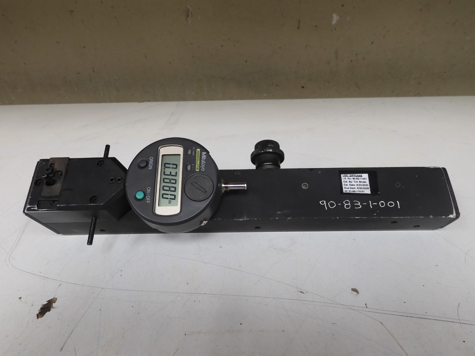 Mueller Gage - Mdl 78m - Shallow Diameter Groove Gage 7/16"-9 5/16" .0005 - QG58