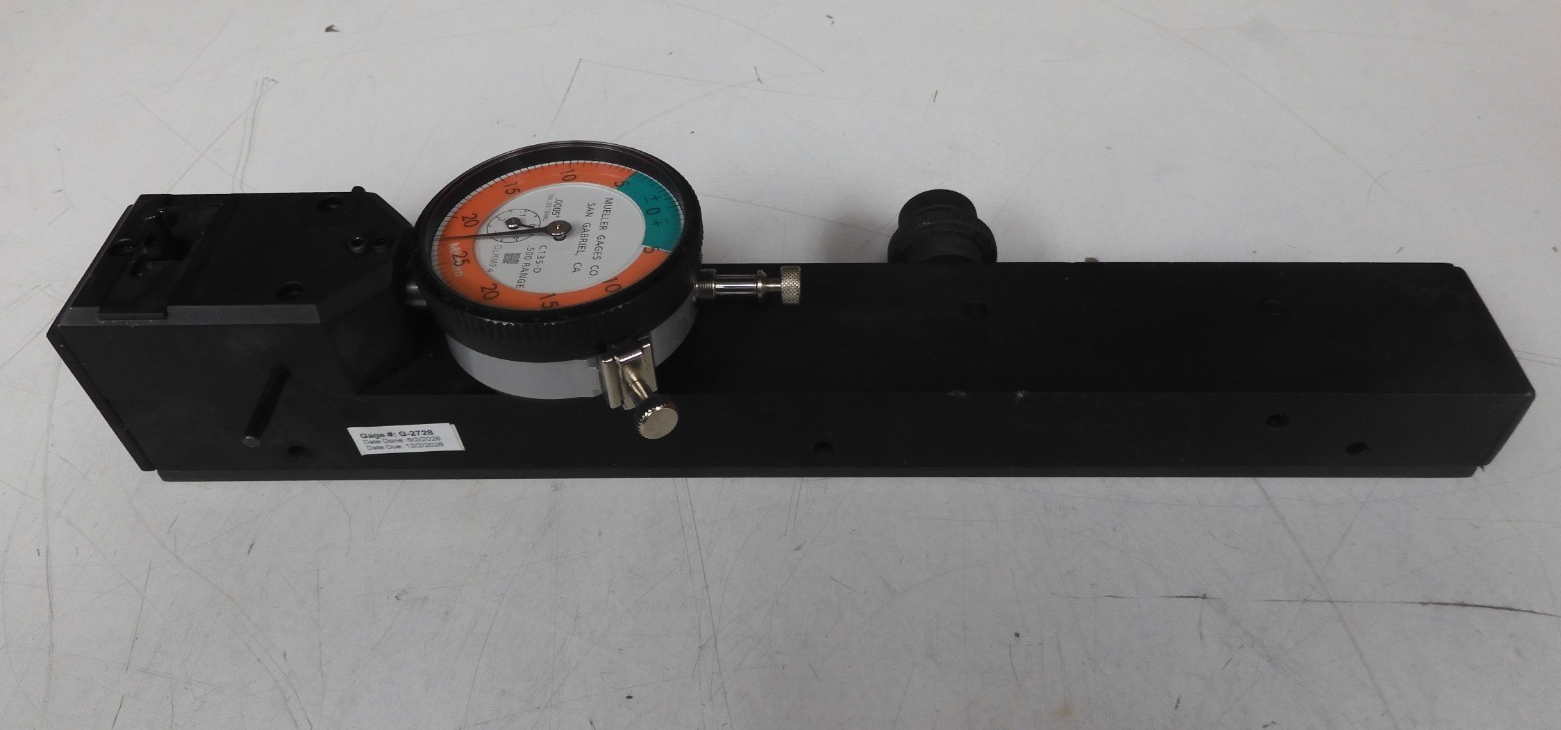 Mueller Gage Model 76m Shallow Diameter Groove Gage 7/16"-9 5/16"/.0005" - QK3