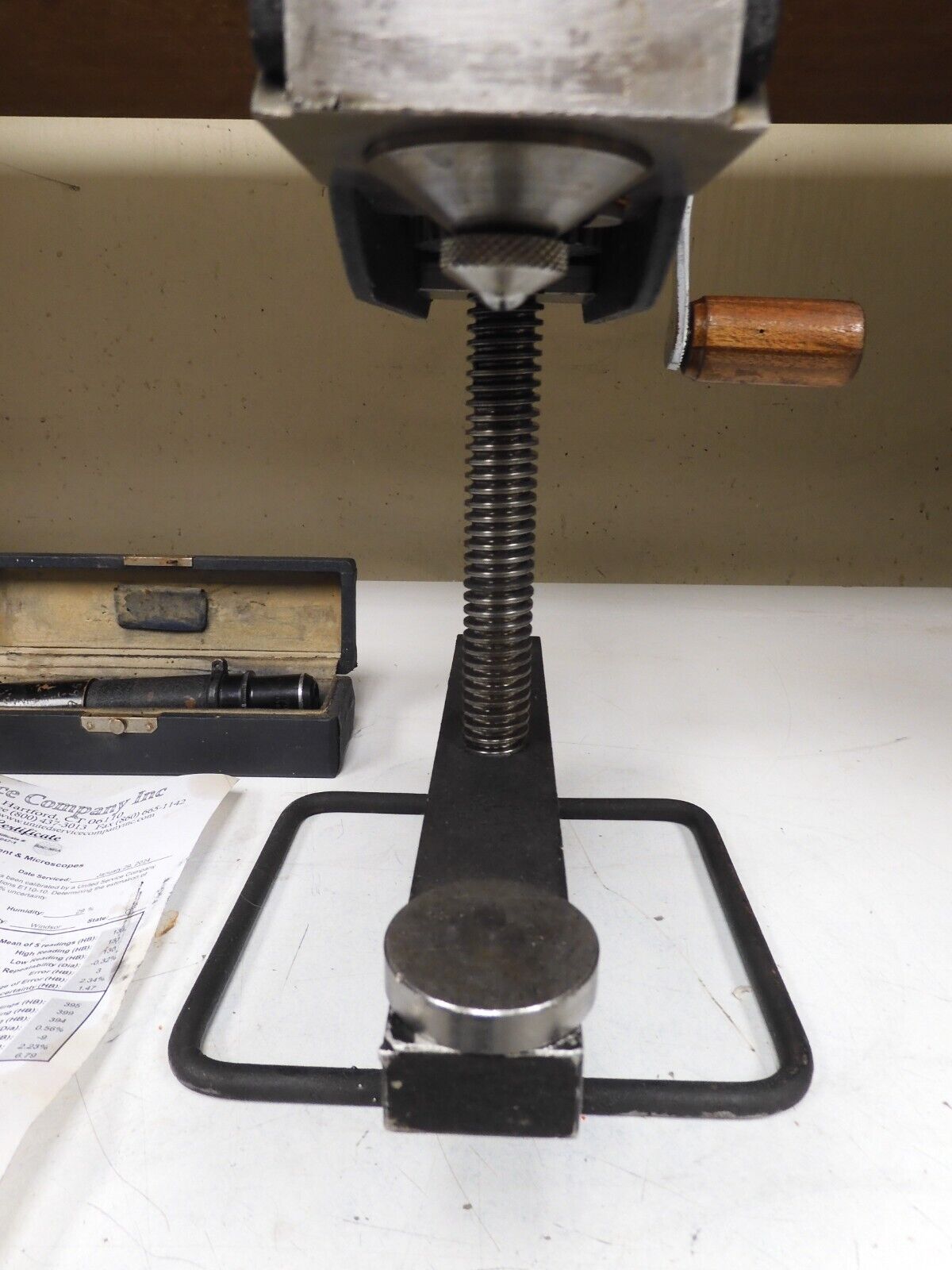 Newage/King 1000kg Portable Brinell Hardness Tester - Calibrated w/ Scope - PS68 - Image 3