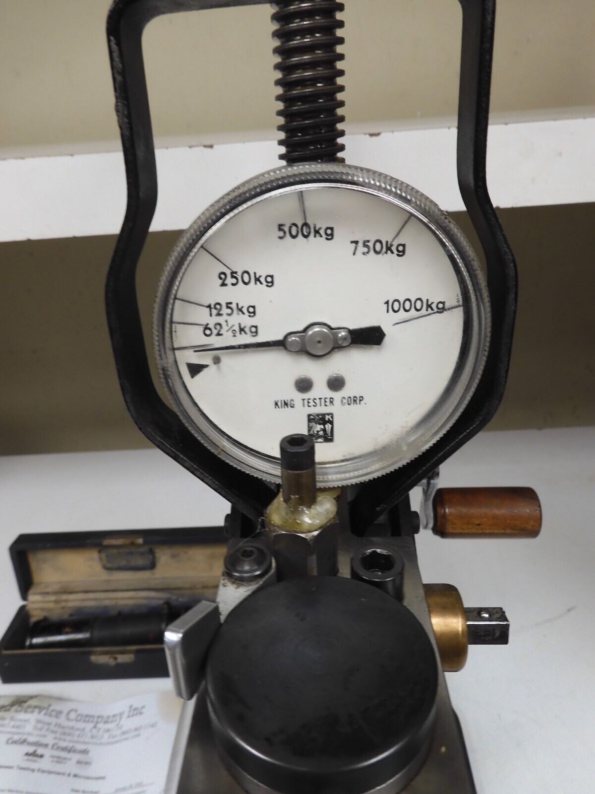 Newage/King 1000kg Portable Brinell Hardness Tester - Calibrated w/ Scope - PS68 - Image 4