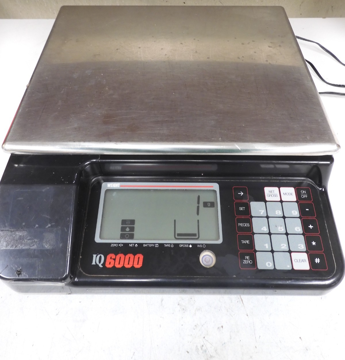 Rice Lake Weighing Systems - IQ-6000 - Digital Scale: 60 LBS cap./Grad .02 - QG4